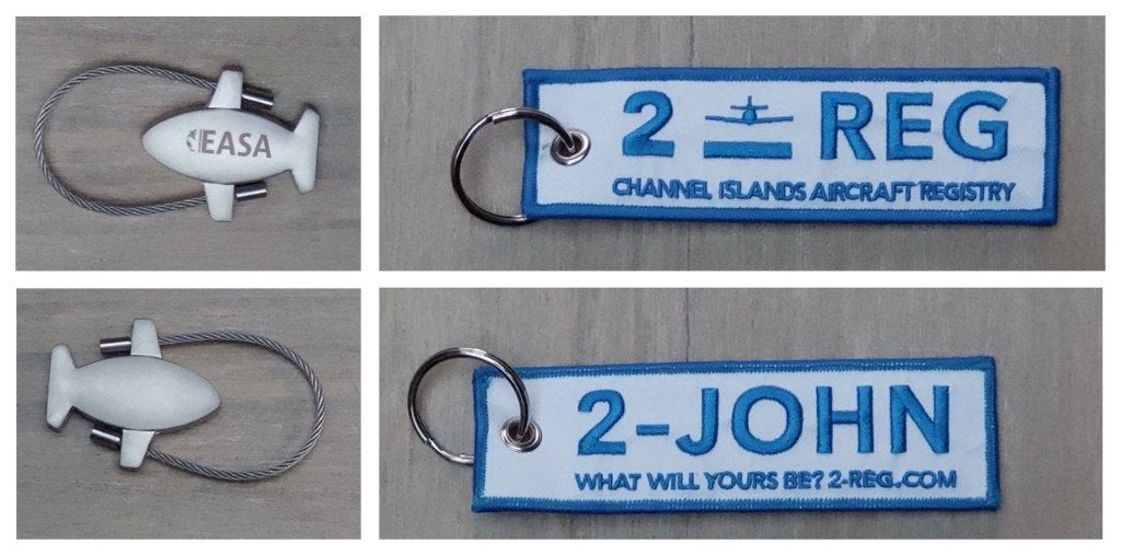 2 vliegtuig sleutelhangers, Verzamelen, Ophalen, Zo goed als nieuw, Overige typen