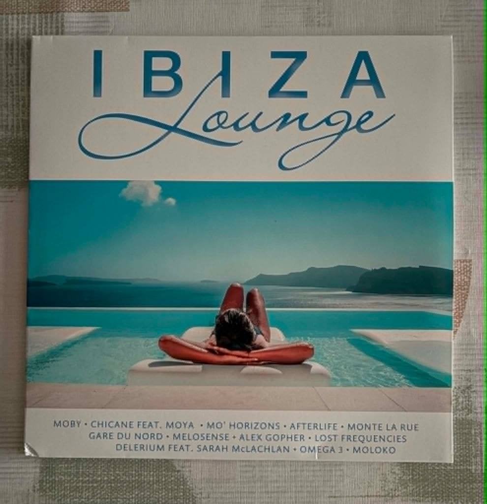 Various - Ibiza Lounge (Cool Blue Vinyl) (LP), LP, Enlèvement ou Envoi, Pop, Autres formats