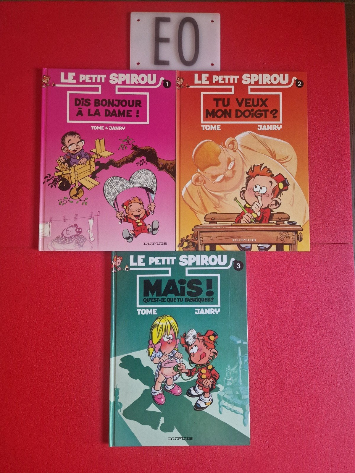 Lot de 3 bd le petit spirou 1 à 3,EO, Enlèvement ou Envoi