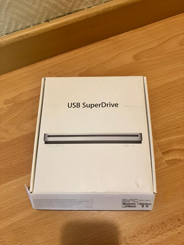 APPLE - USB superdrive, Computers en Software, Optische drives, Ophalen, Gebruikt, Cd
