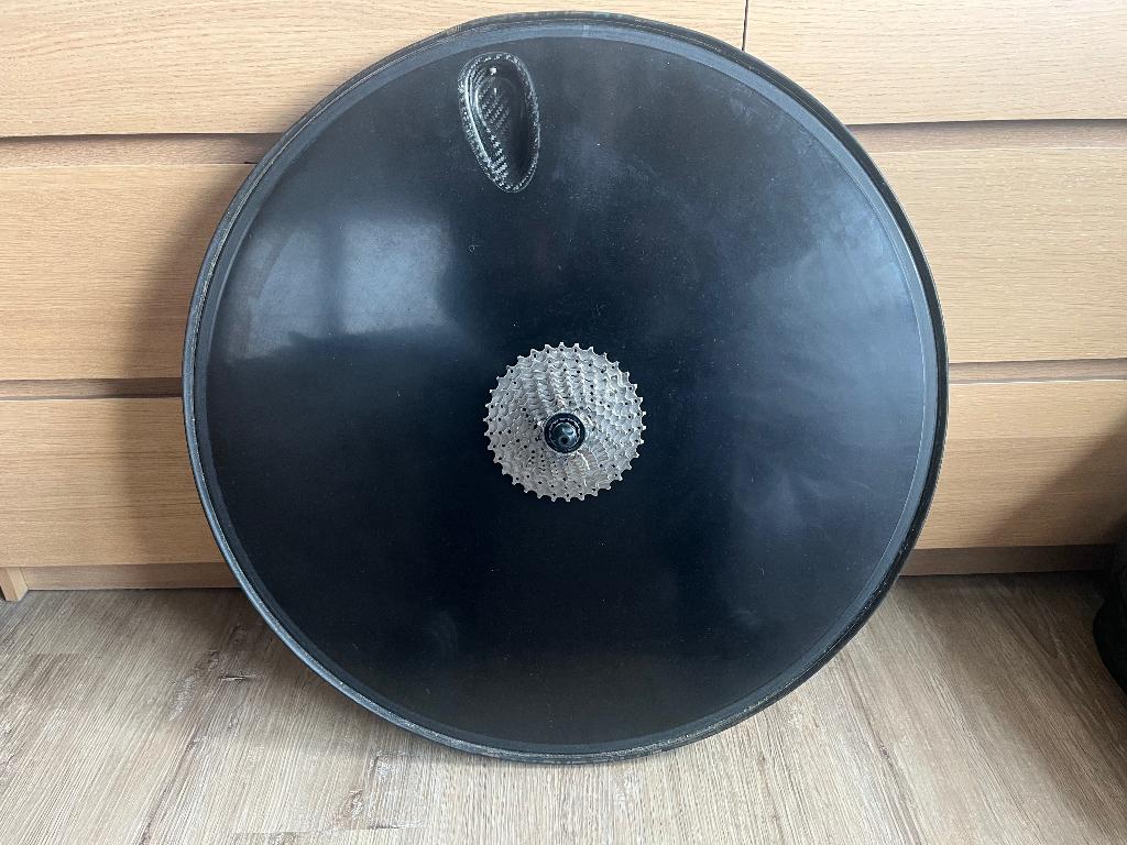 Tijdritwiel Reynolds, Fietsen en Brommers, Fietsonderdelen, Zo goed als nieuw, Wiel, Carbon, Racefiets, Tijdrit-/triatlonfiets