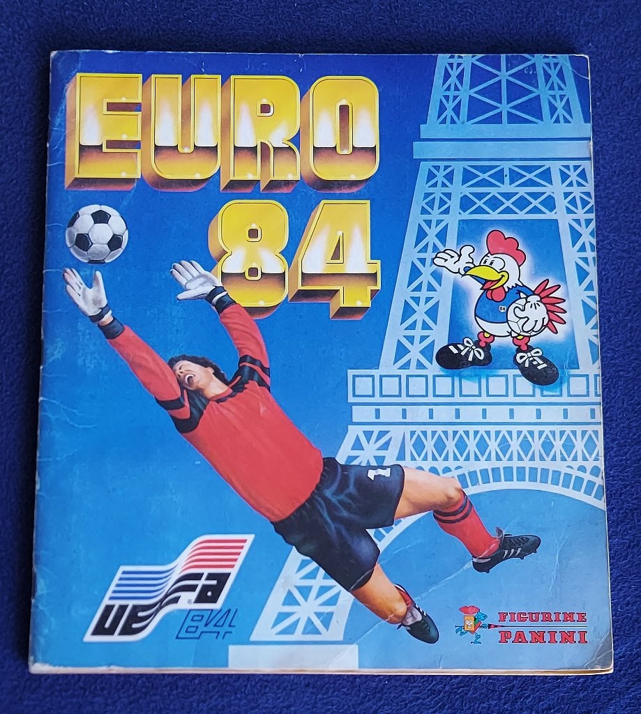Panini sticker album voetbal " EK Euro 1984 " - Volledig -, Enlèvement ou Envoi, Utilisé, Plusieurs autocollants