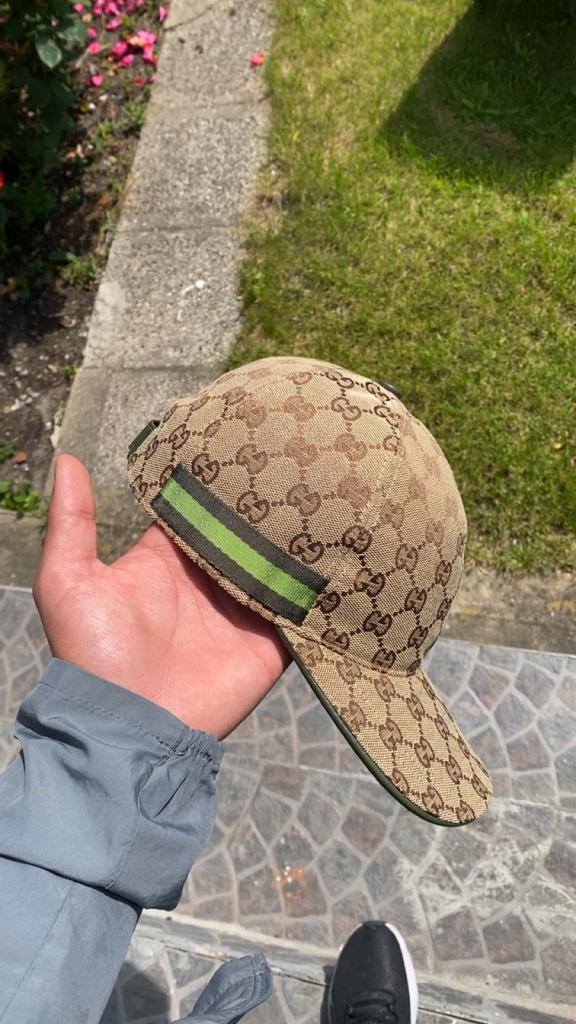 Gucci édition limitée verte, Enlèvement ou Envoi, Comme neuf, 58 ou 59 cm (L, 7¼ ou ⅜ pouces), Casquette