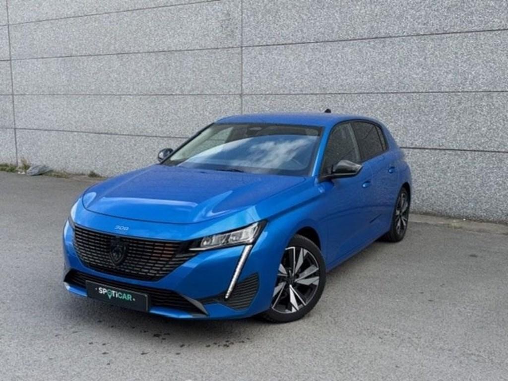 Peugeot 308 *GPS*CAMERA*KEY LESS GO* 1.2 Benz Allure, Auto's, Peugeot, Zwart, Blauw, 124 g/km, 130 pk