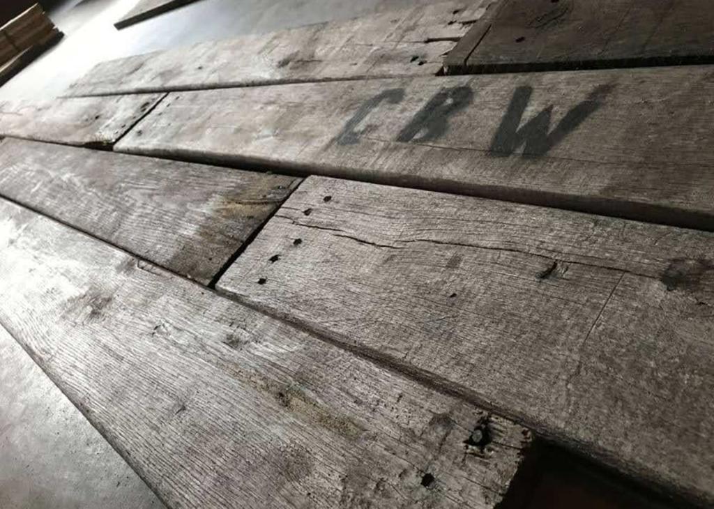 Oude eiken planken, Ophalen, Zo goed als nieuw, Planken