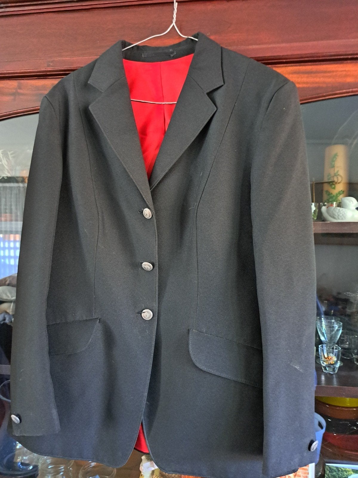 Damesruitersvest, tornooivest maat 44, Ophalen of Verzenden, Zwart, Dames, S