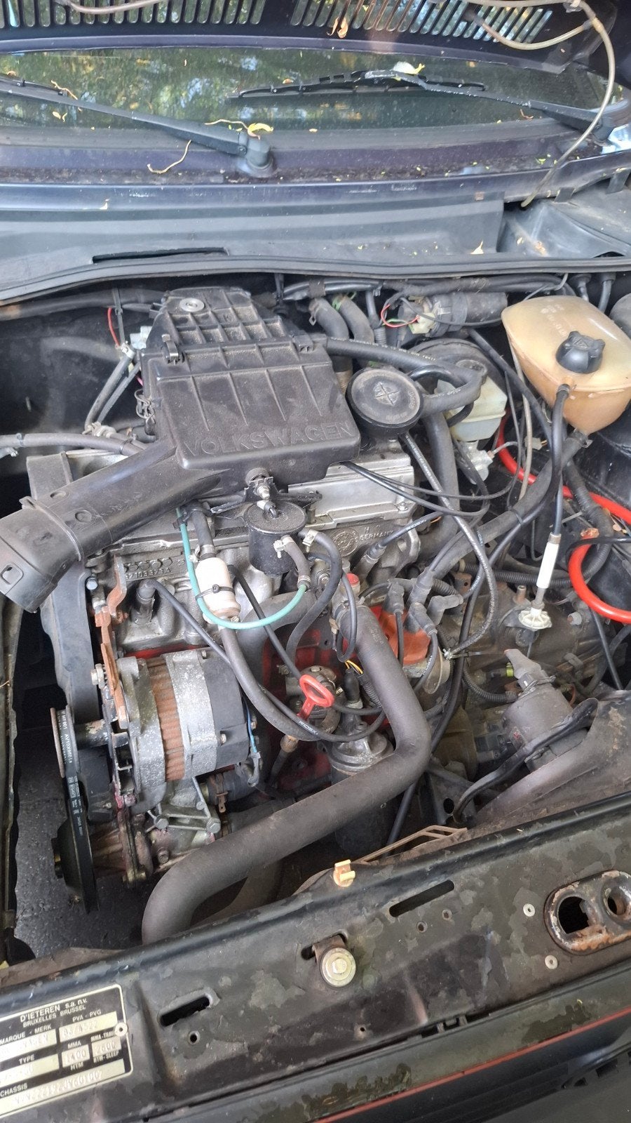 Moteur Vw Golf2 1.8 avec carburateur Weber DMTL 32/34, Enlèvement