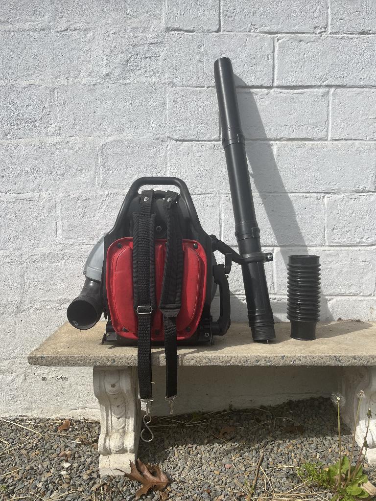 Benzine Rugbladblazer – Zonder Carburator, Ophalen, Gebruikt, Benzine, Ruggedragen