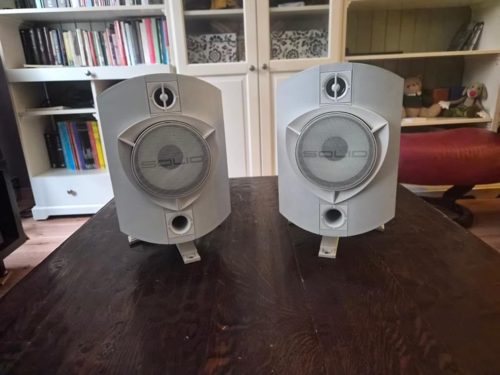 Solid sateliet speakers(B&W), Audio, Tv en Foto, Luidsprekerboxen, Ophalen, Gebruikt, 60 tot 120 watt, Bowers & Wilkins (B&W)