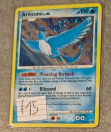Pokemon kaart Articuno, Ophalen