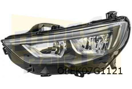 Opel Insignia B Koplamp Links (zwart) (halogeen/LED DRL) Ori, -, Verzenden, -, Opel