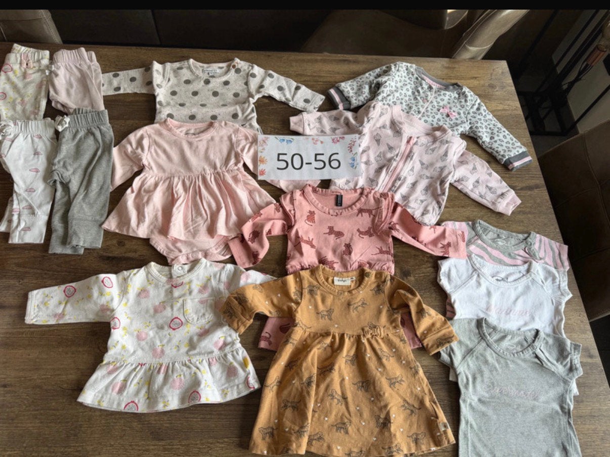 Kledingpakketen van maat 50 tot 86, Kinderen en Baby's, Ophalen, Zo goed als nieuw, Maat 56