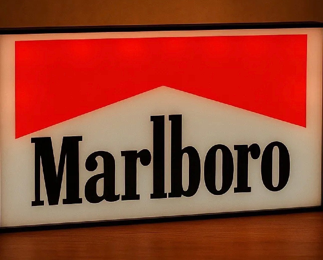 Marlboro Led Reclame 25 x 15 cm Nieuw, Verzenden, Nieuw, Reclamebord