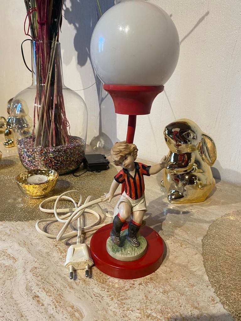 Lampe de chevet AC Milan année 70/80, Enlèvement ou Envoi