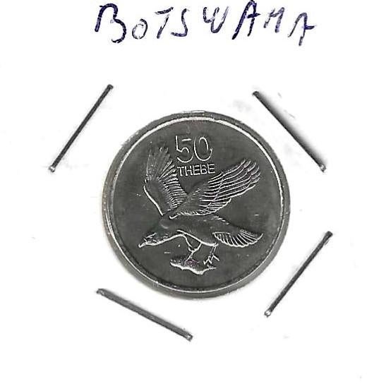 Botswana, 50 Thebe 2001., Timbres & Monnaies, Monnaies | Afrique, Enlèvement ou Envoi, Autres pays, Monnaie en vrac