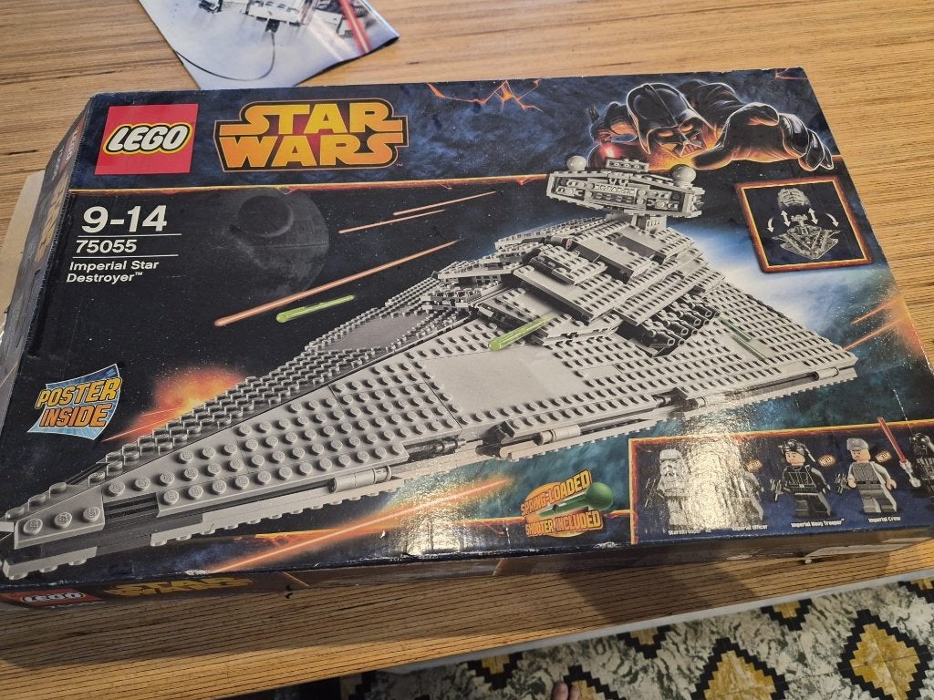 Lego star wars 75055 star destroyer, Inclusief instructies, Star Wars, Lego, Ophalen of Verzenden