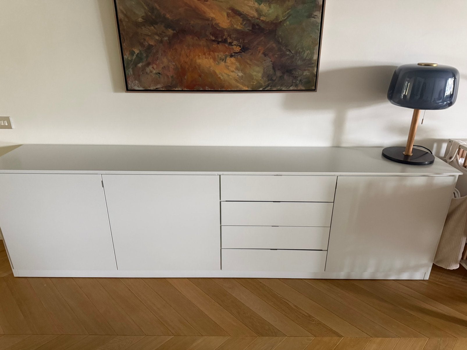 Molteni kast op maat, Maison & Meubles, Enlèvement, Comme neuf, 25 à 50 cm, 200 cm ou plus