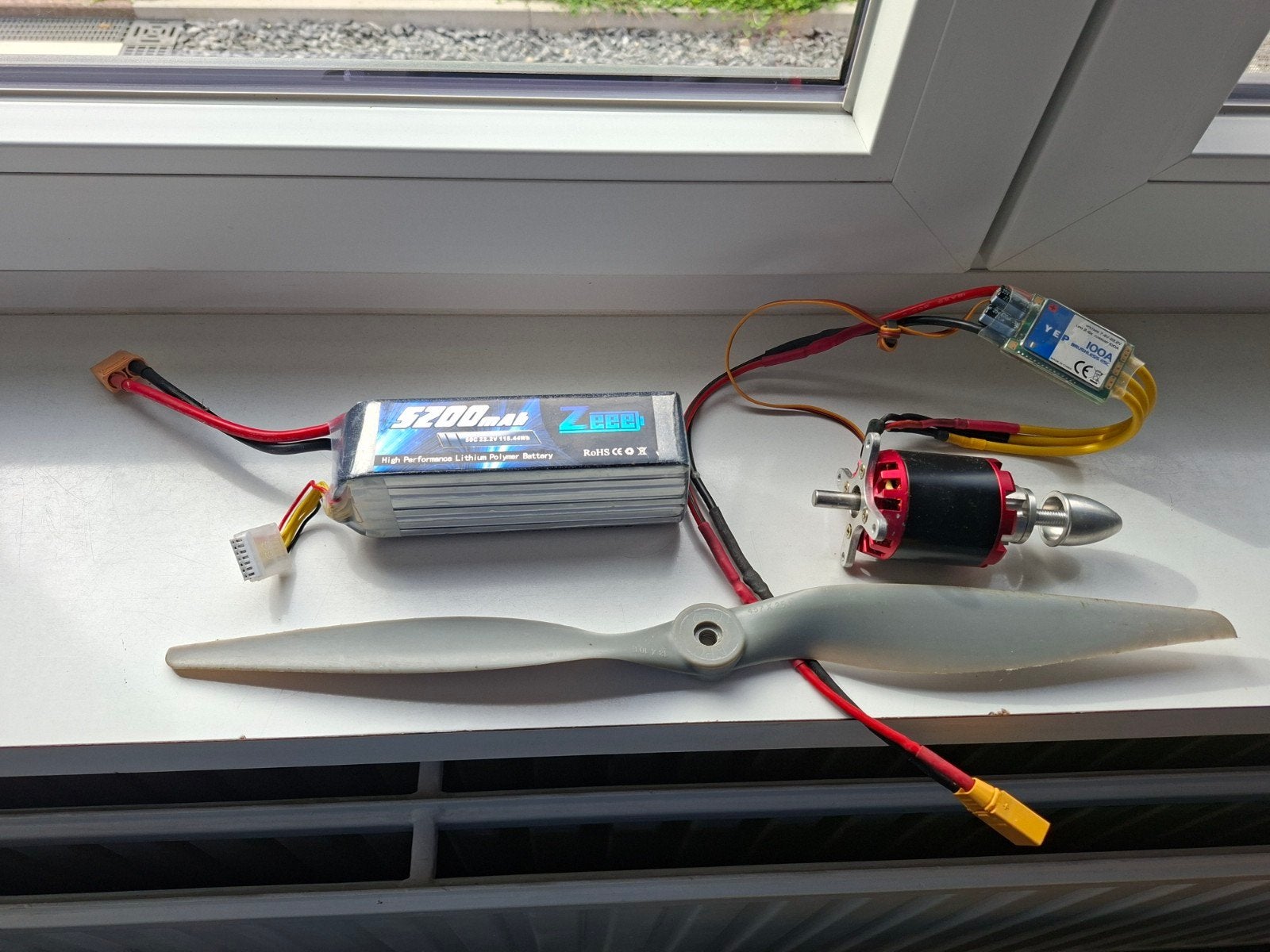 motor met regelaar en batt, Hobby & Loisirs créatifs, Enlèvement ou Envoi