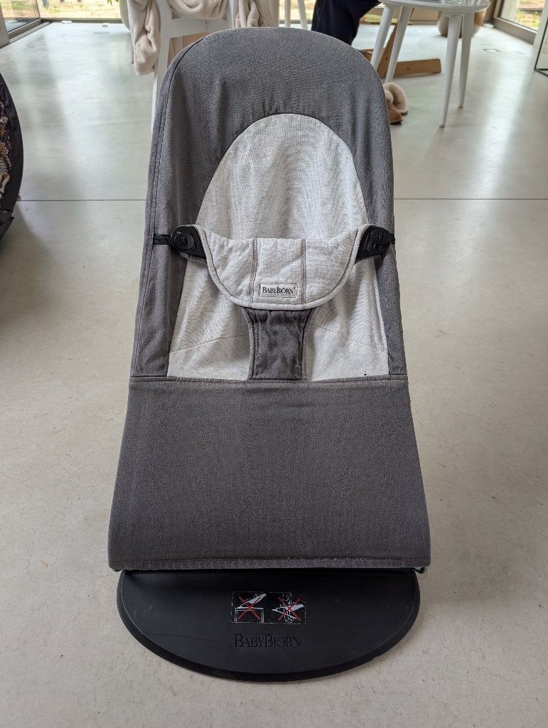 Essuie-linge/transat Baby Bjorn avec housse, Enfants & Bébés, Autres marques, Enlèvement, Utilisé, Avec ceinture(s)