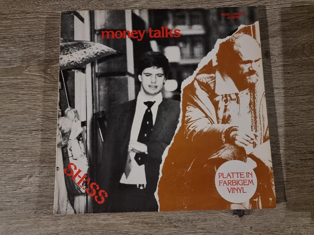12" Shass – Money Talks (witte vinyl), Gebruikt, Maxi-single, Colored vinyl, Ophalen of Verzenden