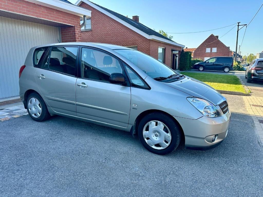 TOYOTA COROLLA VERSO 1.6i BENZINE - 81.955 km's - AIRCO, Autos, Argent ou Gris, Corolla, 5 portes, 5 places
