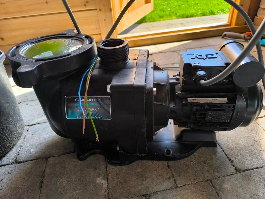 Zwembad pomp Sta-Rite Supermax S5P1R, Ophalen, Rond