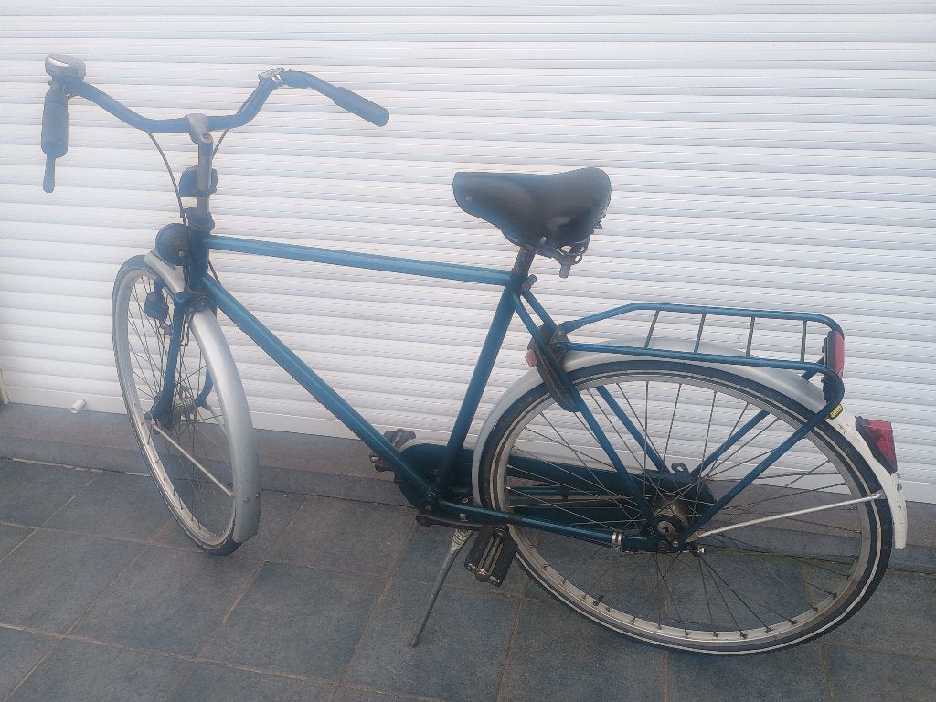 blauwe herenfiets Sparta, Ophalen, Sparta, Gebruikt, Versnellingen