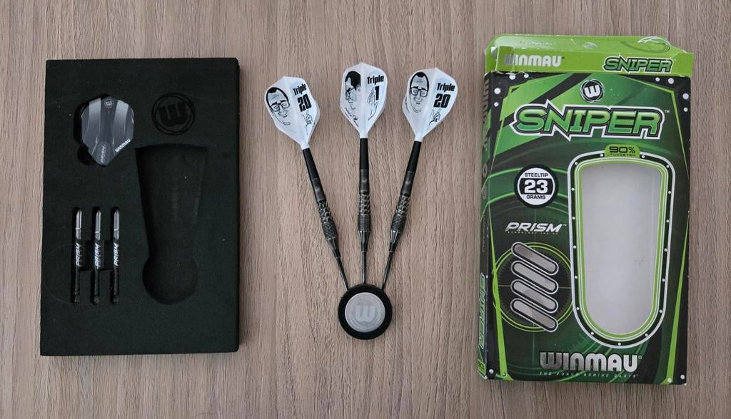 Dartpijlen Sniper 23gr Winmau, Sport en Fitness, Darts, Ophalen of Verzenden, Flights