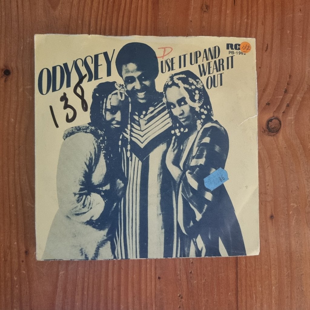7" Odyssey - Use it up and wear it out, CD & DVD, Vinyles Singles, Enlèvement ou Envoi, Utilisé, 7 inch, Dance et House