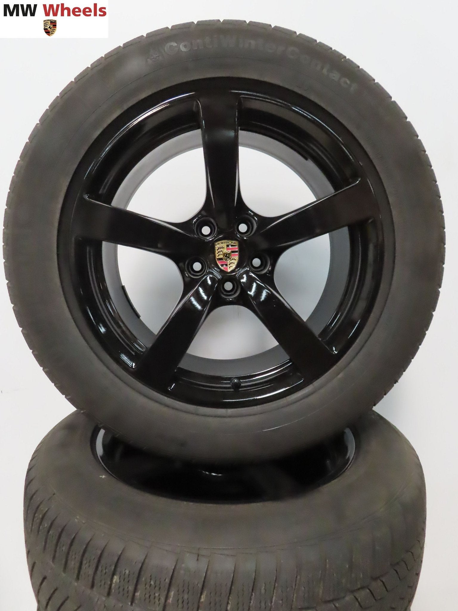 Originele Porsche Macan 18 inch velgen met winterbanden, Autos : Pièces & Accessoires, Pneus et Jantes, Pneus hiver, -, 18 pouces