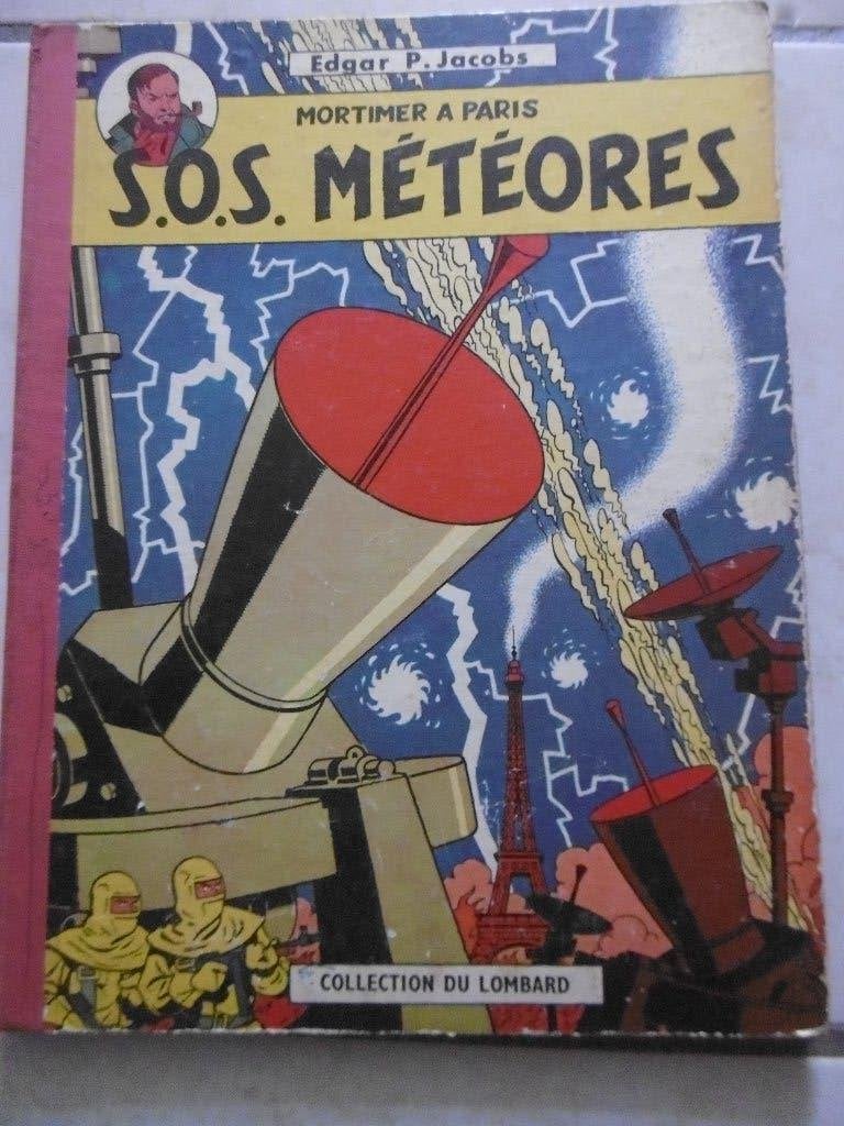JACOBS Blake et Mortimer SOS Météores édition originale, Eddy Paape - Greg, Une BD, Enlèvement, Utilisé