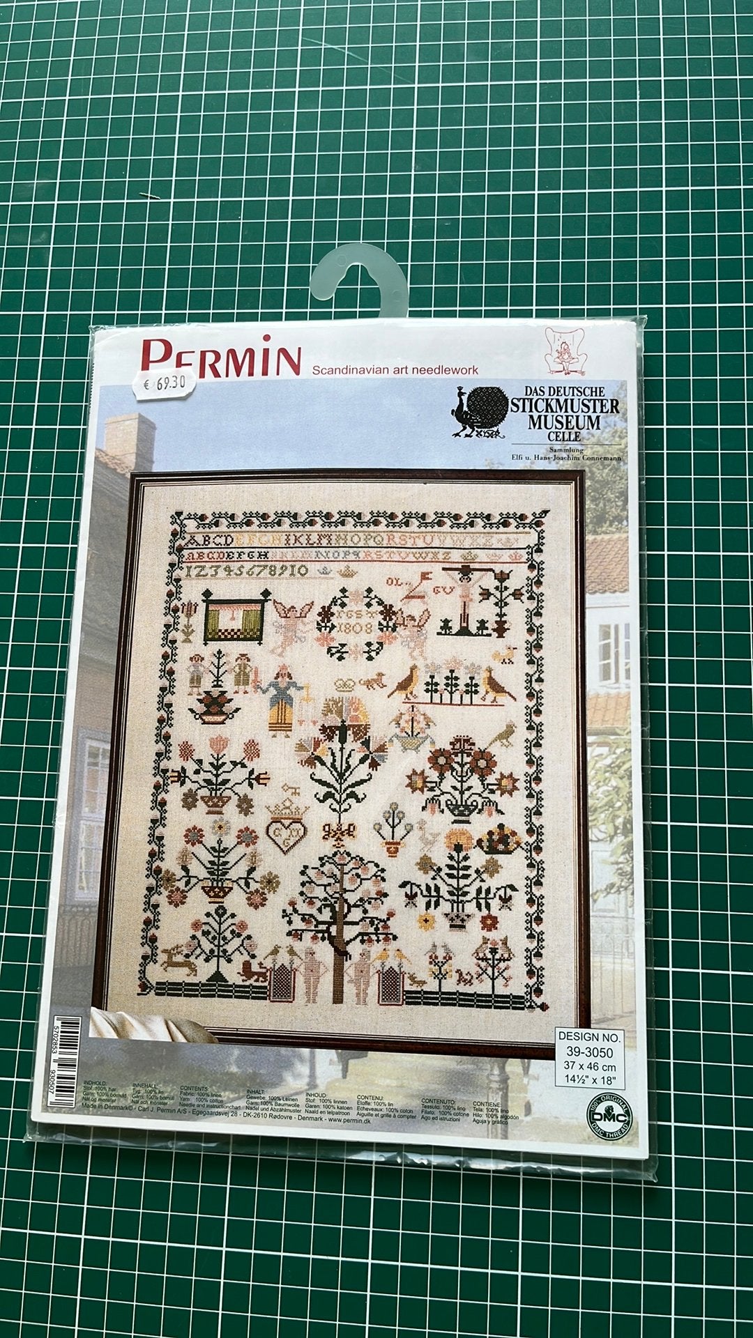 Volledig pakket Permin merklap, Hobby & Loisirs créatifs, Enlèvement, Neuf, Broderies à la main, Set à broder