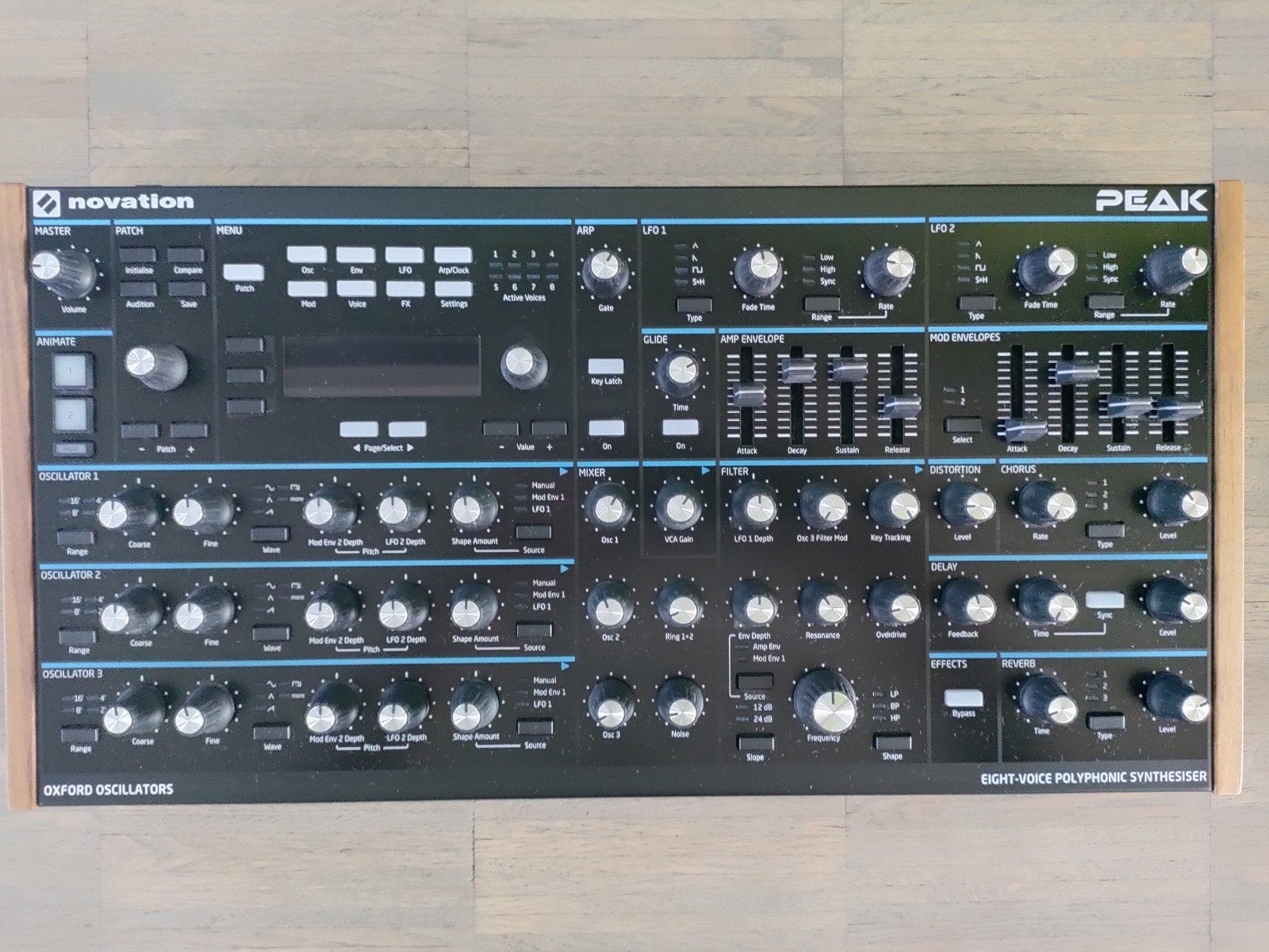Novation PEAK, Enlèvement, Novation
