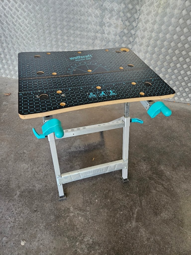 Établi réglable Wolfcraft Master 600, Bricolage & Construction, Enlèvement, Comme neuf, Moins de 70 cm