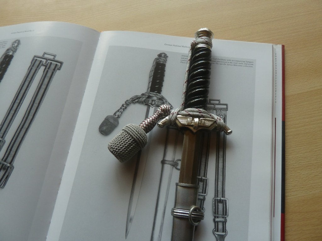 spoorweg dolk model 2, Verzamelen, Ophalen of Verzenden, Landmacht, Zwaard of Sabel