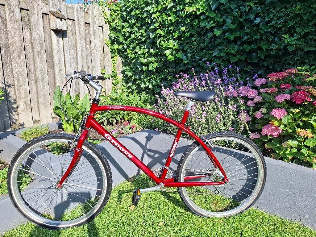 IZGST Retro / Vintage look GROOVE Cruiser / Mountainbike, Fietsen en Brommers, Fietsen | Cruisers en Lowriders, Gebruikt, Cruiser