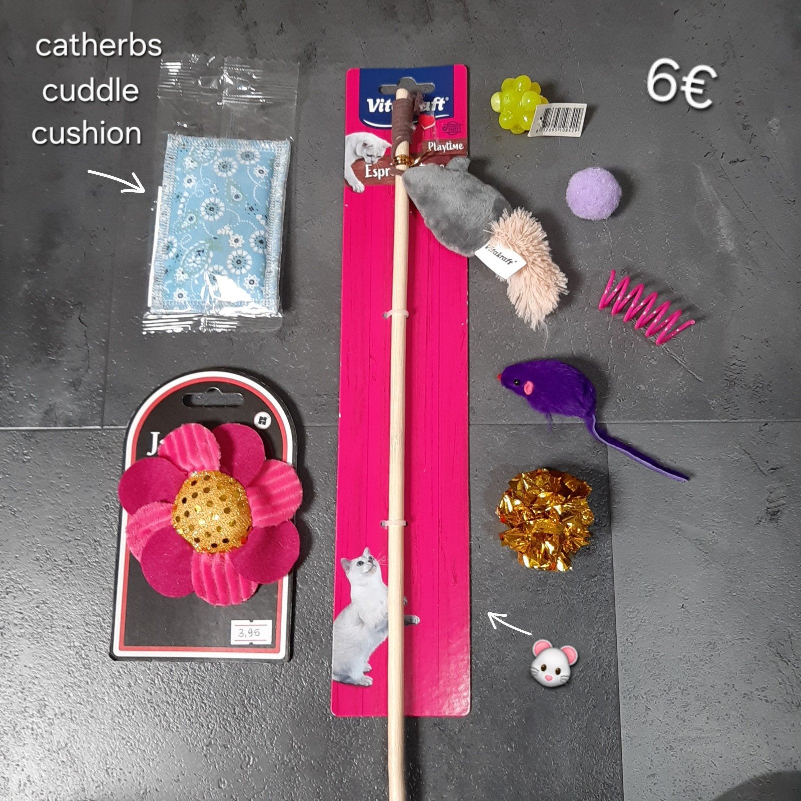 kattenspeelgoed set, Animaux & Accessoires, Jouets pour chats, Enlèvement ou Envoi, Neuf