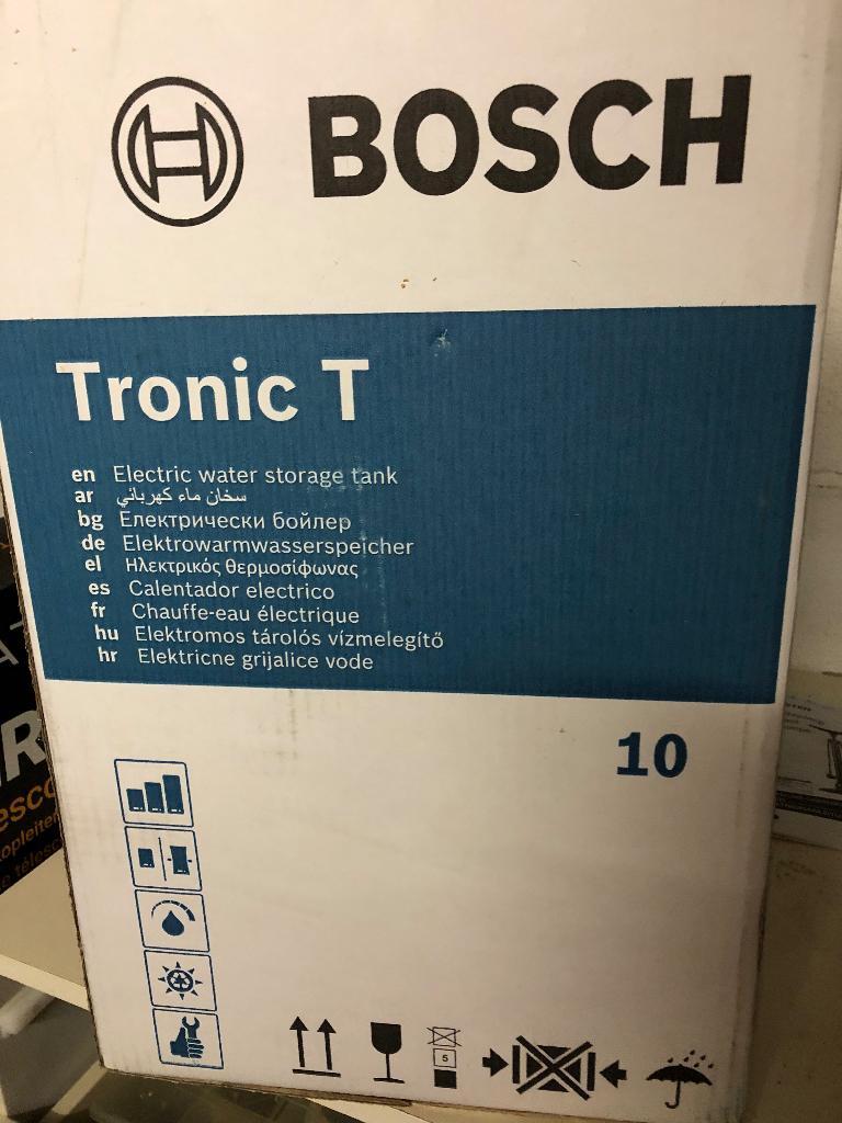 chauffe-eau électrique Bosch 10l 2000T, Bricolage & Construction, Neuf, Chauffe-eau, Moins de 3 ans, Enlèvement