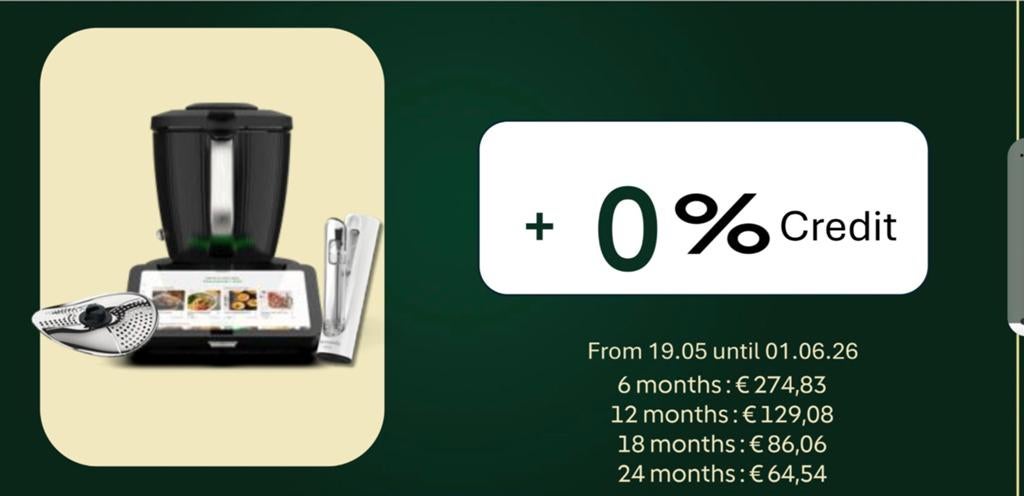 TM7+Peeler+ Sensor + 1 an de garantie.1599 € CRÉDIT 0%, Neuf, Résiste au lave-vaisselle, Enlèvement ou Envoi, 3 vitesses ou plus