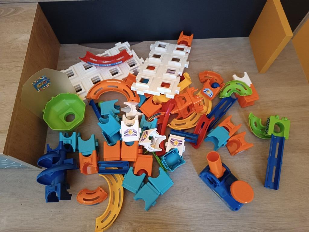 VTech knikkerbaan, Ophalen