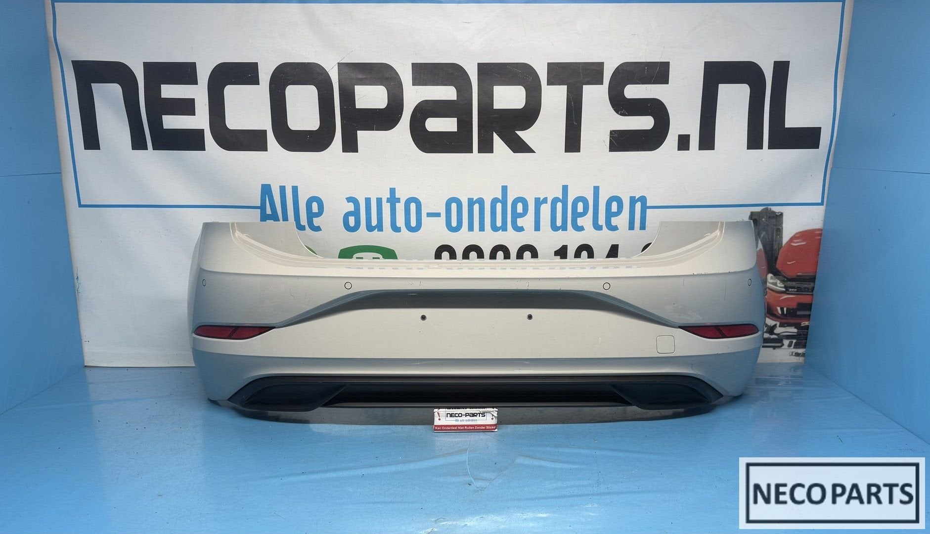 ACHTERBUMPER VW POLO 2G 2G1 FACELIFT COMPLEET ORIGINEEL, Volkswagen, -, Garde-boue, Utilisé