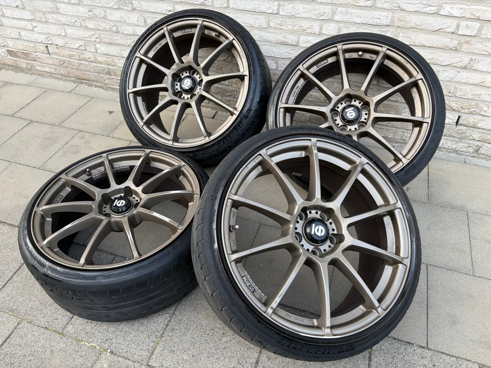 Sparco 19inch 5x112 velgen met banden, Enlèvement, Pneu(s)