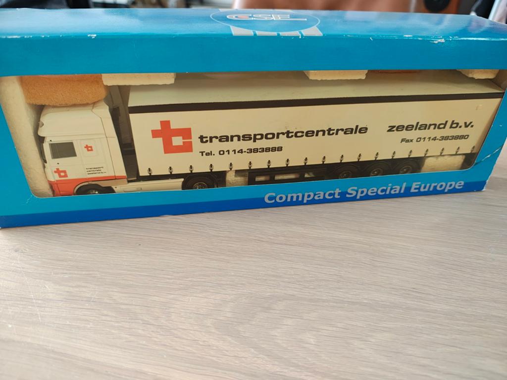 Transportcentrale Zeeland vrachtwagen op schaal, Ophalen