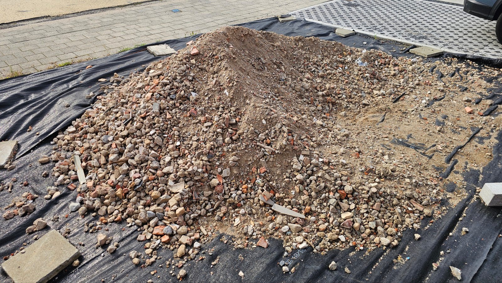 Gratis steenpuin, Tuin en Terras, Ophalen, Overige materialen, Overige typen