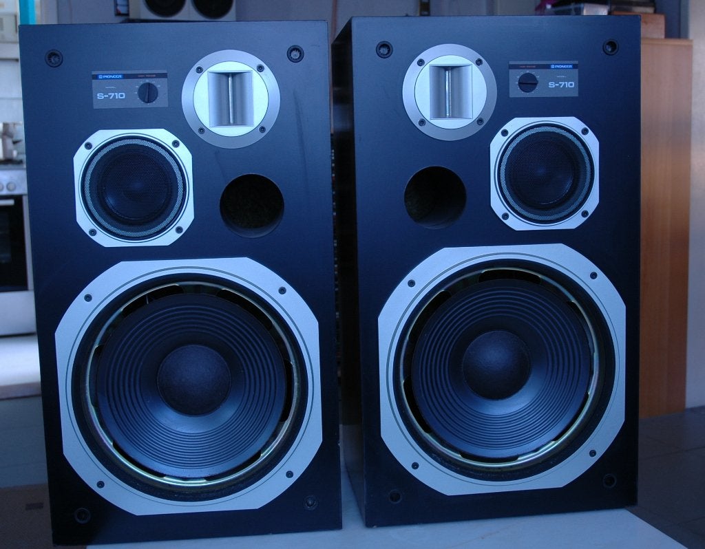 Pioneer S-710, TV, Hi-fi & Vidéo, Enceintes, 60 à 120 watts, Enlèvement, Enceintes stéréo, Pioneer