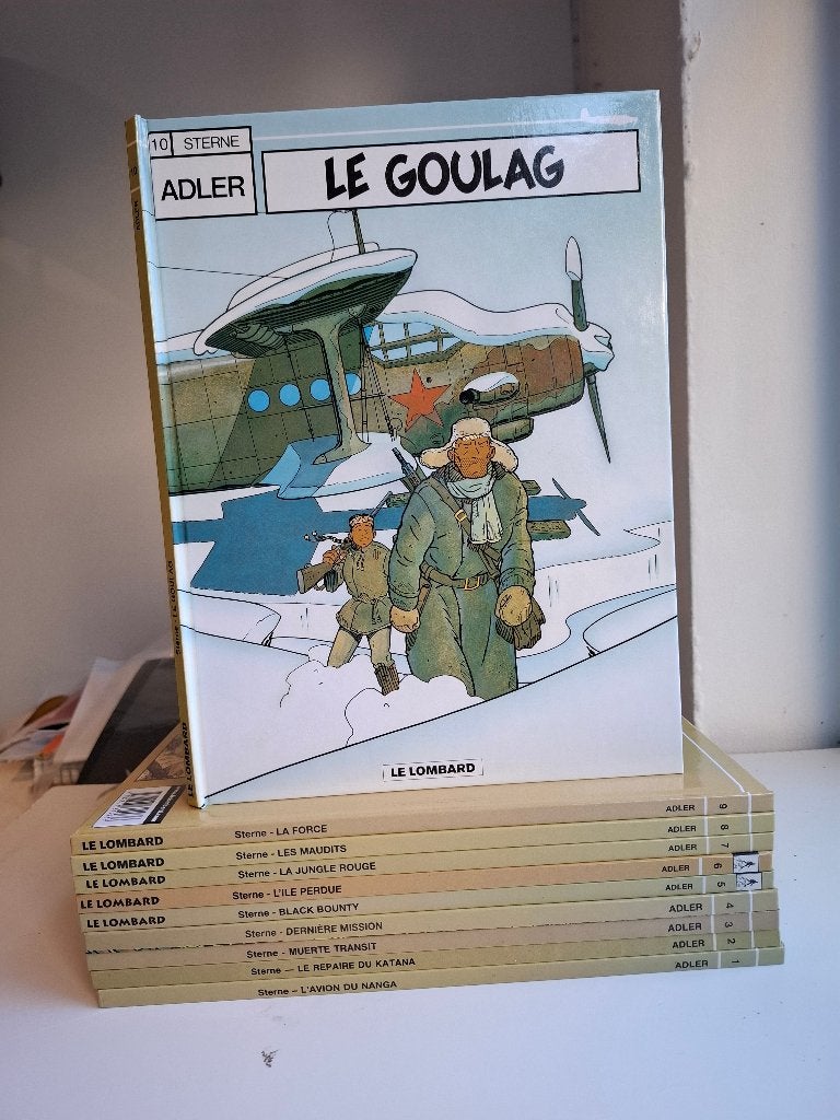 ADLER TOMES 1 à 10 SERIE COMPLETE TBE TOUS EO + 4 EX-LIBRIS!, Série complète ou Série, Enlèvement ou Envoi, Comme neuf