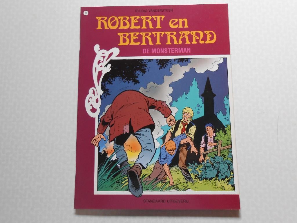 Robert en Bertrand 91 De monsterman 1991 ste druk., Willy Vandersteen, Eén stripboek, Nieuw, Ophalen of Verzenden