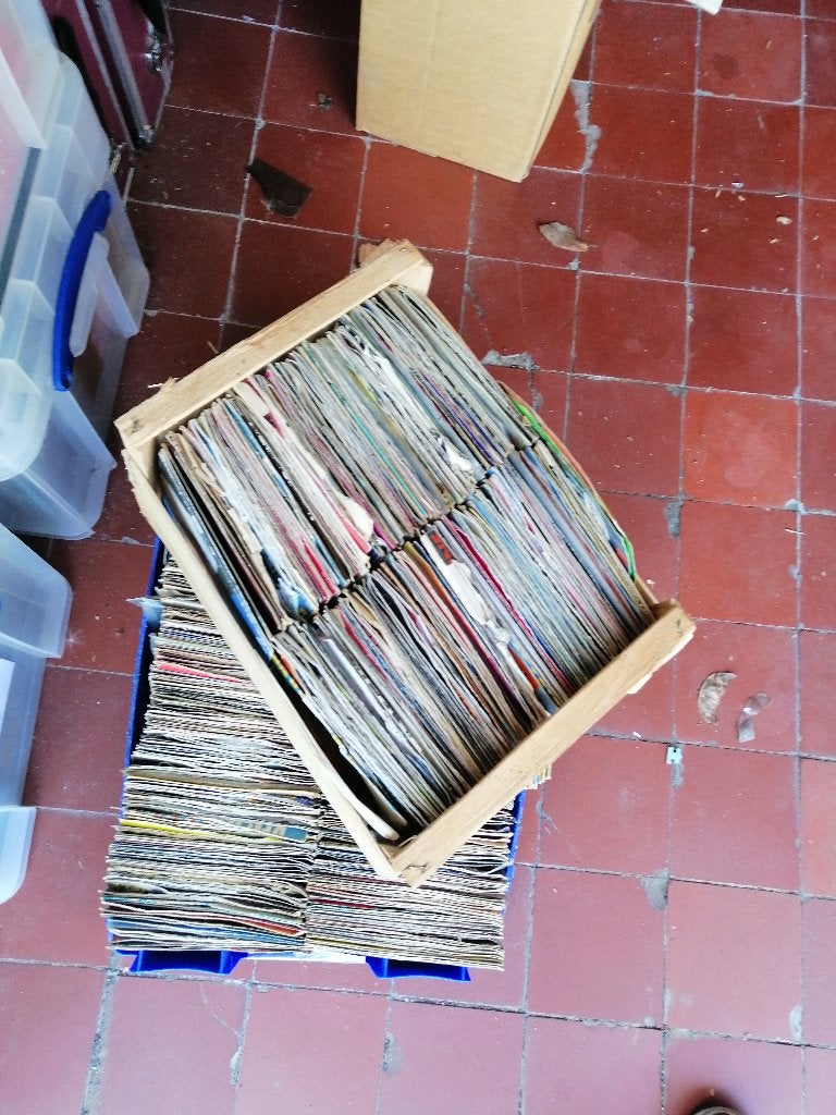 +4000 Franstalige singles, Ophalen, Gebruikt, 7 inch