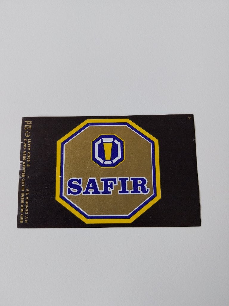 Étiquette de bière Safir Dendria De Gheest Alost 1, Collections, Enlèvement ou Envoi, Utilisé