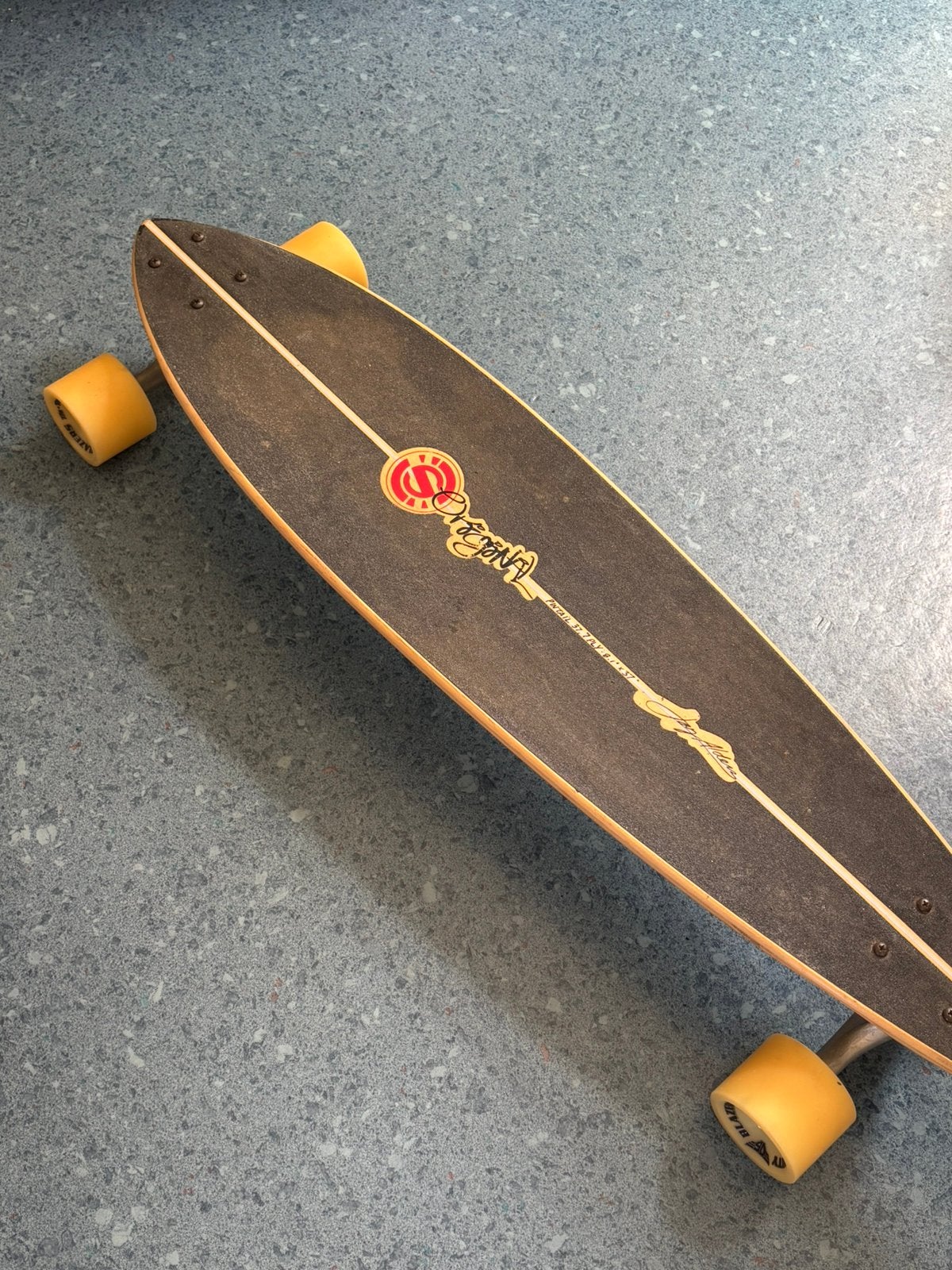 Longboard Original Pintail 37 - Très bon état, Enlèvement, Utilisé, Skateboard, Longboard